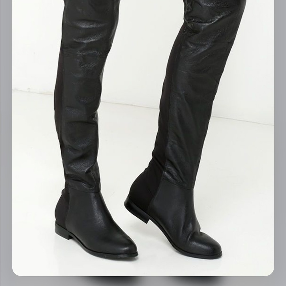 BareTraps Black Knee-High Boots